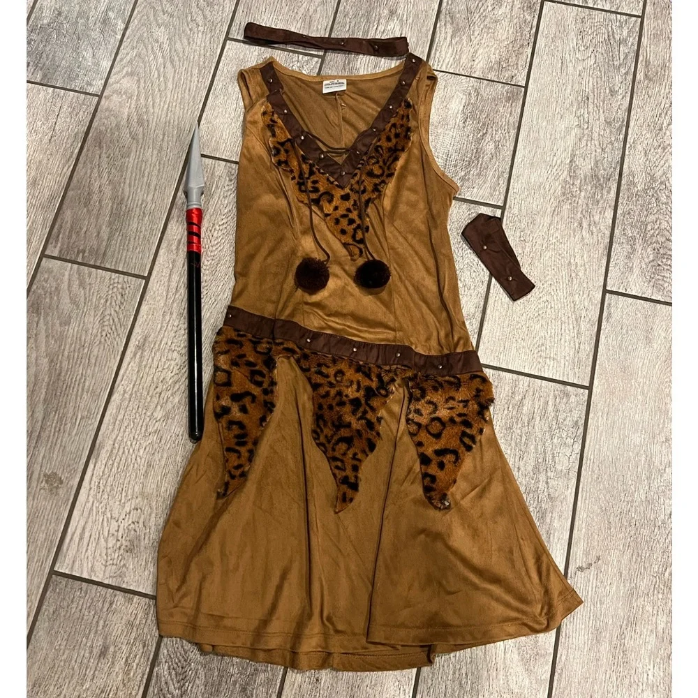 Halloween Costume Native / Eskimo dress womens adult - Picture 2 of 3